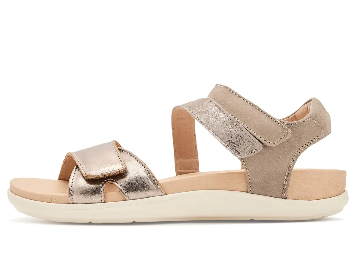 Samuel Hubbard Womens Capri Sandals Two-Tone Bronze Leather 8.5 | Supportive & Stylish - view 6