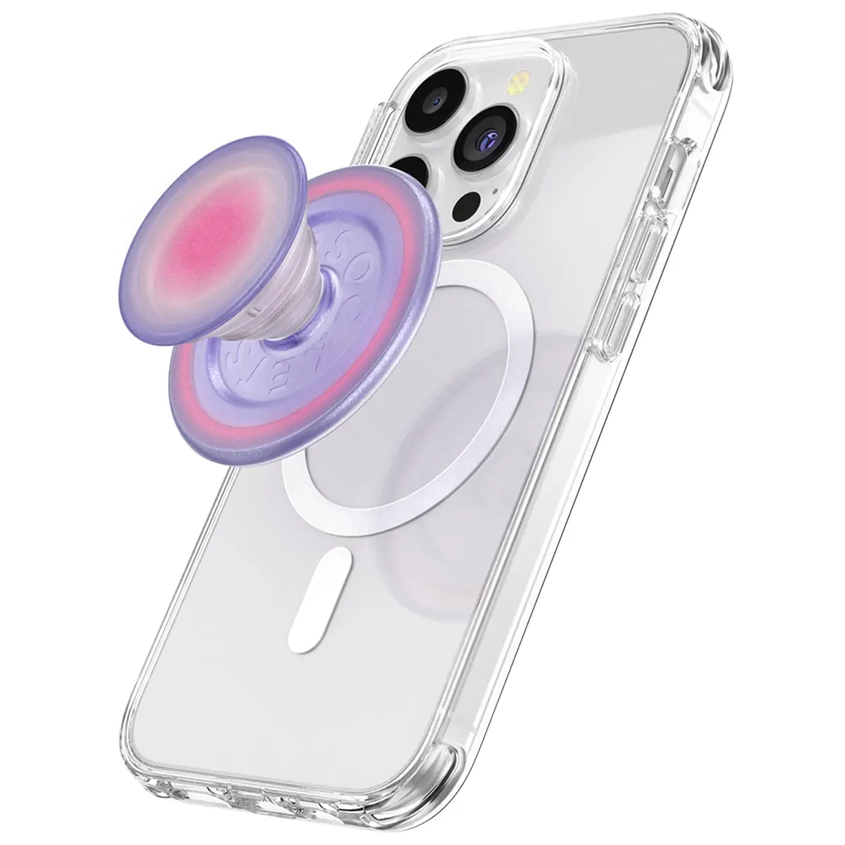 PopSockets Phone Grip for MagSafe | Magnetic Stand & Grip, Lavender, Compatible with iPhone 12+ - main product image