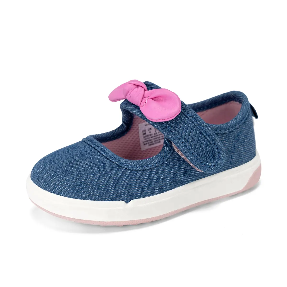 Ms Rachel x SR-HI Friends MJ-DENIM-WIDTH-M-070 Toddler Socks Denim | APMA Certified, Memory Foam Fit - main product image