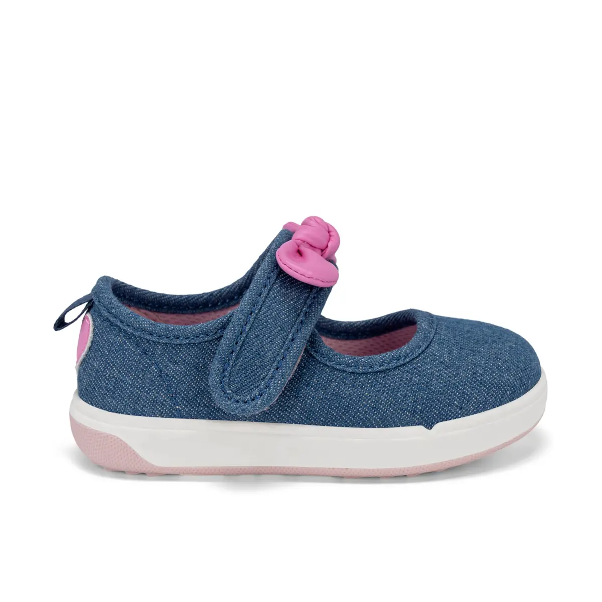 Ms Rachel x SR-HI Friends MJ-DENIM-WIDTH-M-070 Toddler Socks Denim | APMA Certified, Memory Foam Fit - view 2