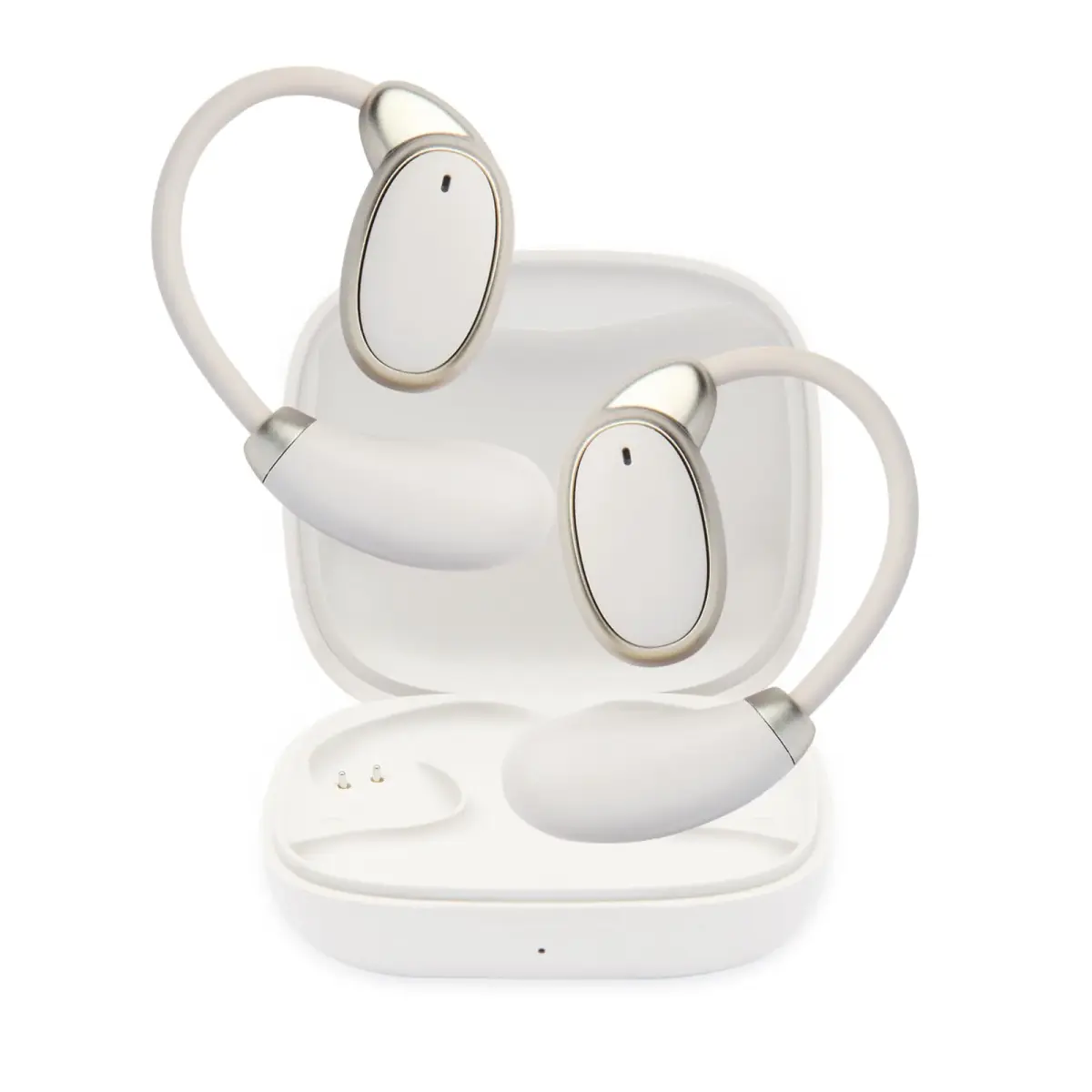 BeskooHome Two Way Language Translator Earbuds White | 150 Languages Real-time Translation for Travel, Business, Learning - main product image