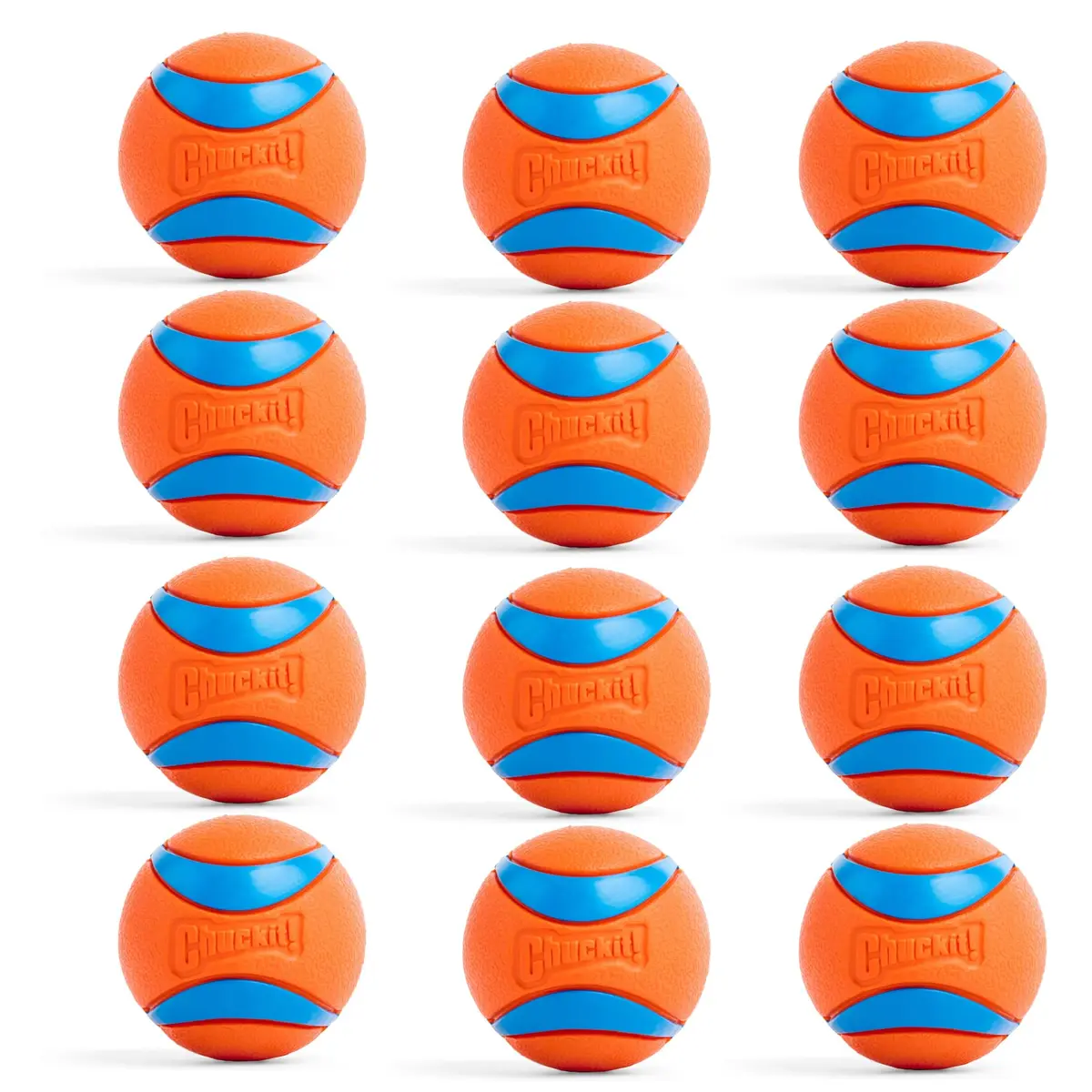 Chuckit! Ultra Ball Dog Toy - Medium 6.4 cm (2.5 inch) Diameter, Pack of 6 | High Bounce Fetch Balls for Dogs 20-60 lbs - main product image
