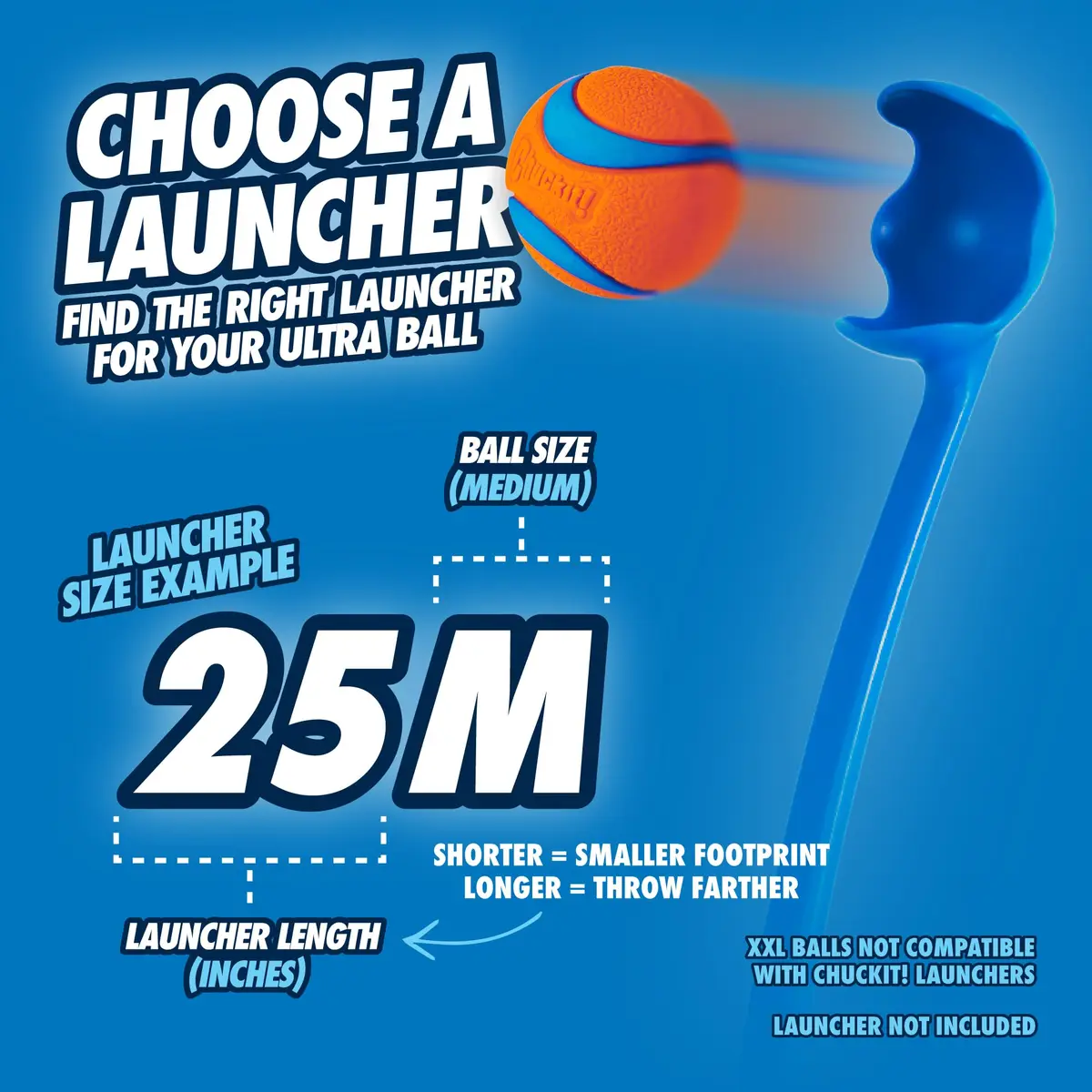 Chuckit! Ultra Ball Dog Toy - Medium 6.4 cm (2.5 inch) Diameter, Pack of 6 | High Bounce Fetch Balls for Dogs 20-60 lbs - view 5