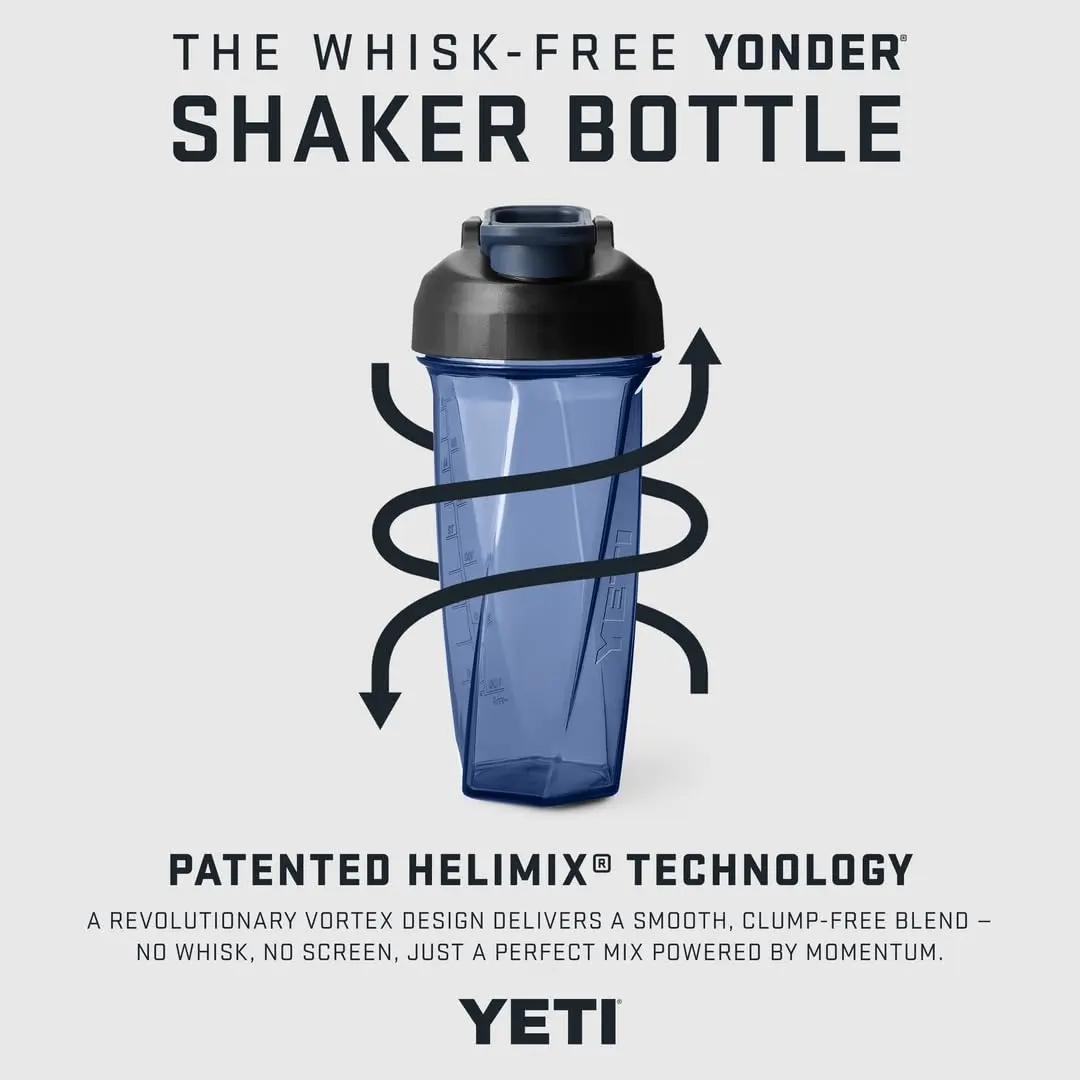 YETI Yonder Helimix Vortex Blender Shaker Bottle 20oz | Leakproof, Dishwasher Safe, USA Made - view 2