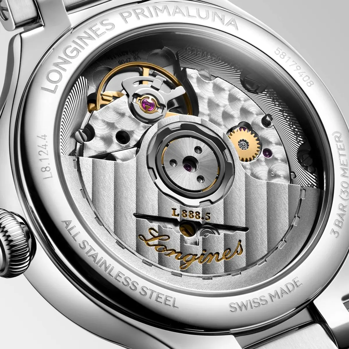 Longines Primaluna Automatic Watch 34mm | Elegant Feminine Design with 5-Year Warranty - view 4