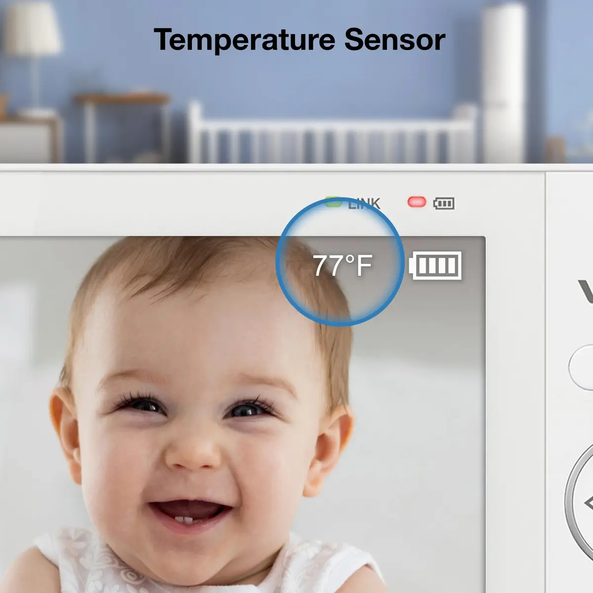 VTech Advanced Max Baby Monitor with 7" IPS Screen & 5000mAh Battery | No WiFi, 360° Pan Tilt Zoom, 2-Way Talk - view 9