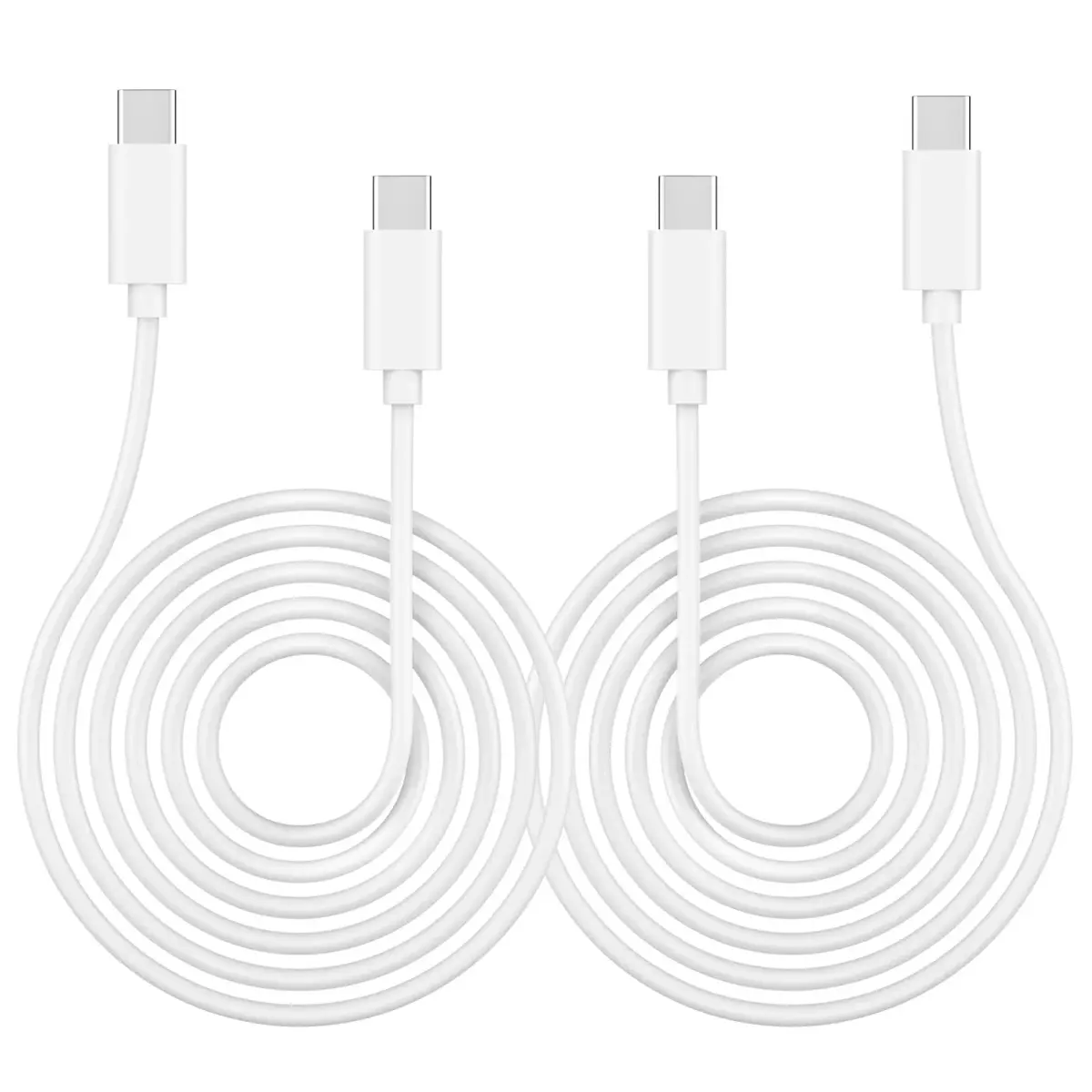 DESOFICON USB C to USB C Charging Cable 2 Pack 10ft (3.05m) | 60W PD Fast Charging Cord - main product image