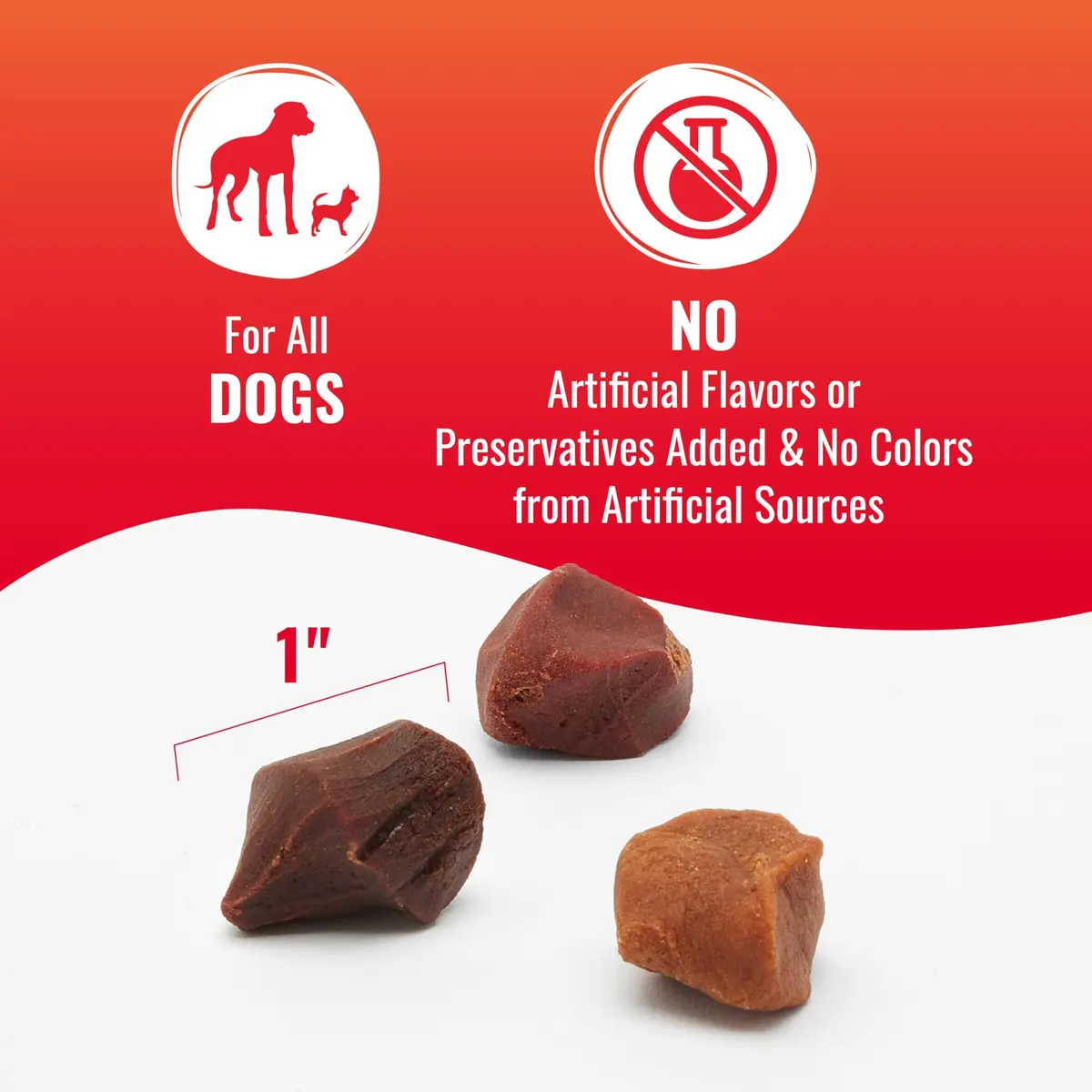 Good ‘N’ Tasty Kabob Bites Dog Treats 18 oz | Soft & Chewy, Triple-Protein, No Artificial Flavors - view 3