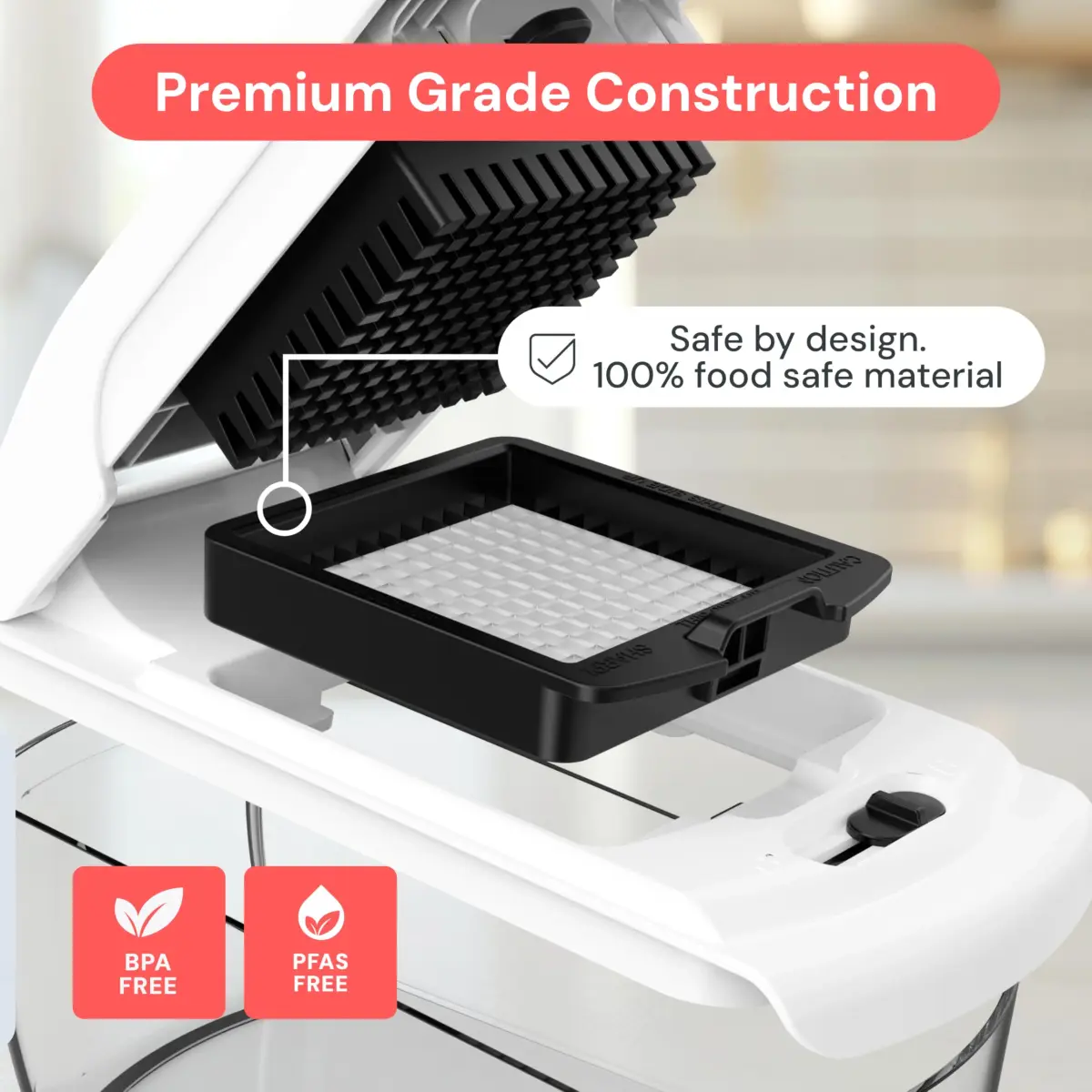 Fullstar Pro Original Vegetable Chopper & Mandoline Slicer Kitchen Gadget 1.16 kg (2.56 lb) | 6-in-1 Meal Prep Tool - view 5