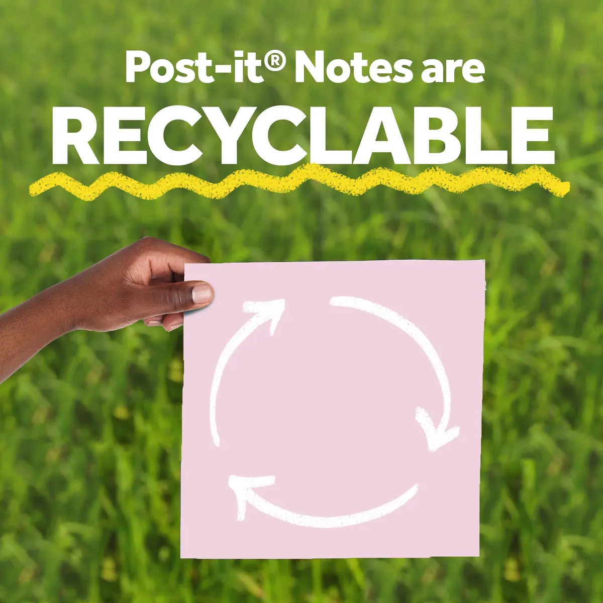 Post-it Super Sticky Big Notes, 6 in. x 6 in., Pink Salt, 2 Pads, 60 Sheets | Extra Large for Vision Boards & Group Projects - view 8