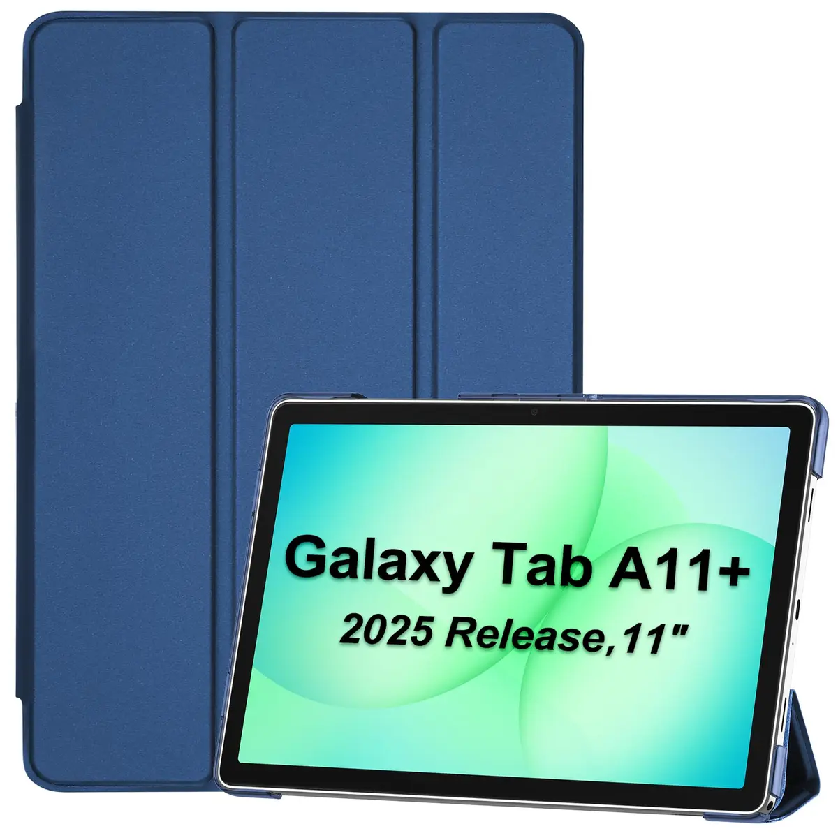 ProCase Galaxy Tab A11+/A9+ 11” Slim Case Dark Blue | Auto Sleep Wake Support - main product image