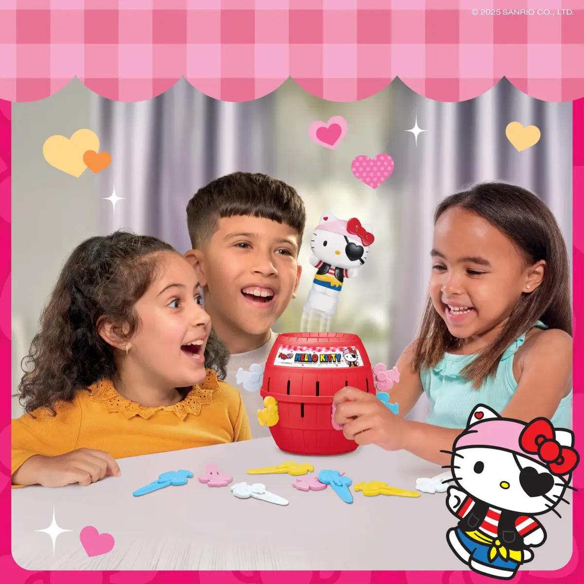 TOMY Pop Up Hello Kitty Game - Family Action Game - 24 Bows | ASTM-Tested Educational Toy - view 5