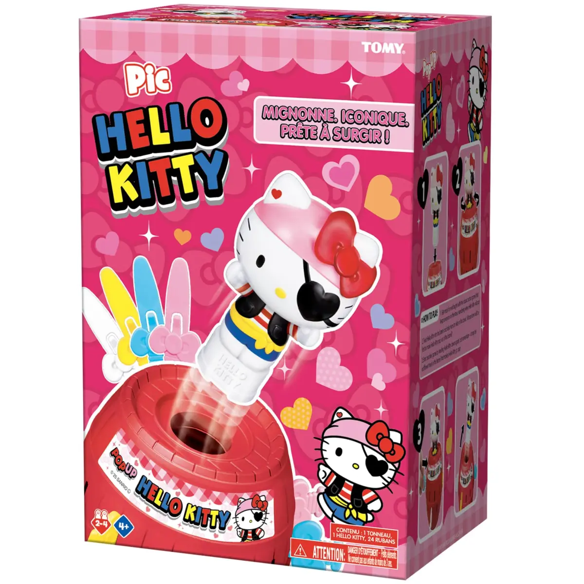 TOMY Pop Up Hello Kitty Game - Family Action Game - 24 Bows | ASTM-Tested Educational Toy - view 7