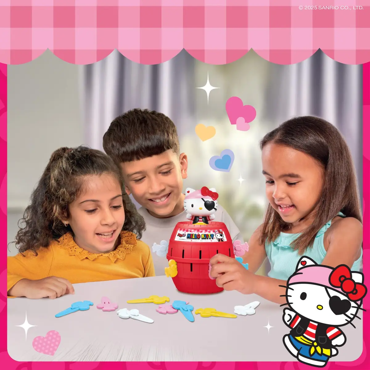 TOMY Pop Up Hello Kitty Game - Family Action Game - 24 Bows | ASTM-Tested Educational Toy - view 3