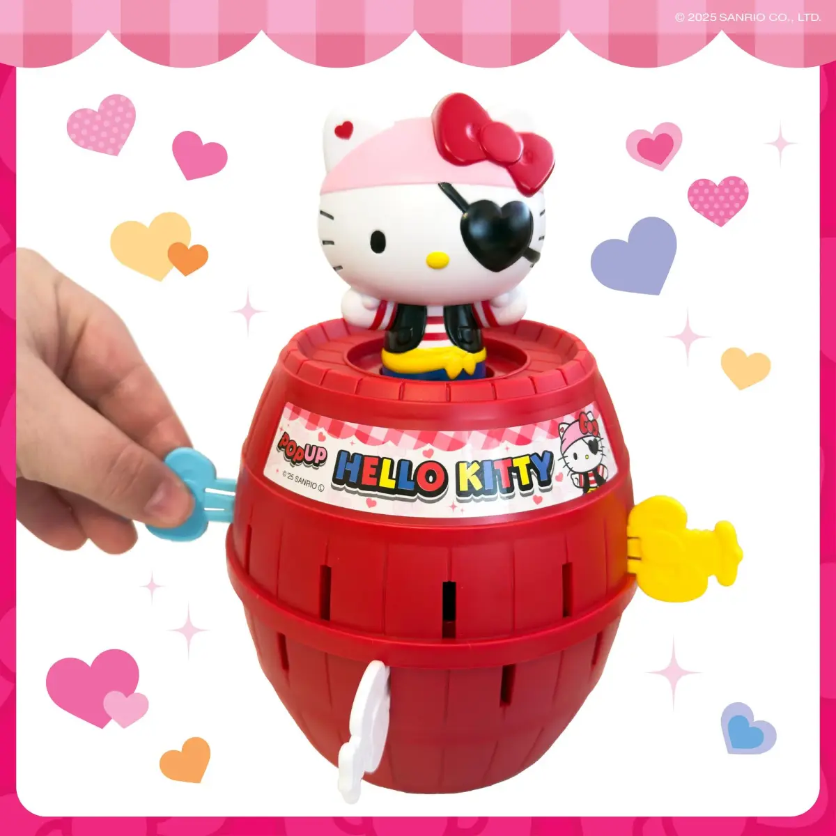 TOMY Pop Up Hello Kitty Game - Family Action Game - 24 Bows | ASTM-Tested Educational Toy - view 4