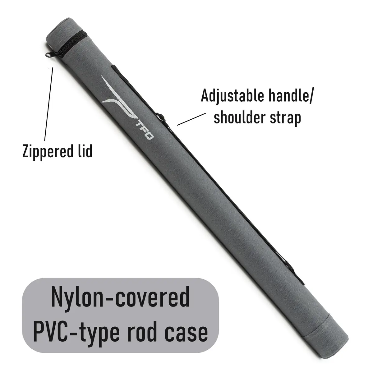 Temple Fork Outfitters Circular 10ft 4pc Rod Case | Lightweight Durable Travel Protection - view 2