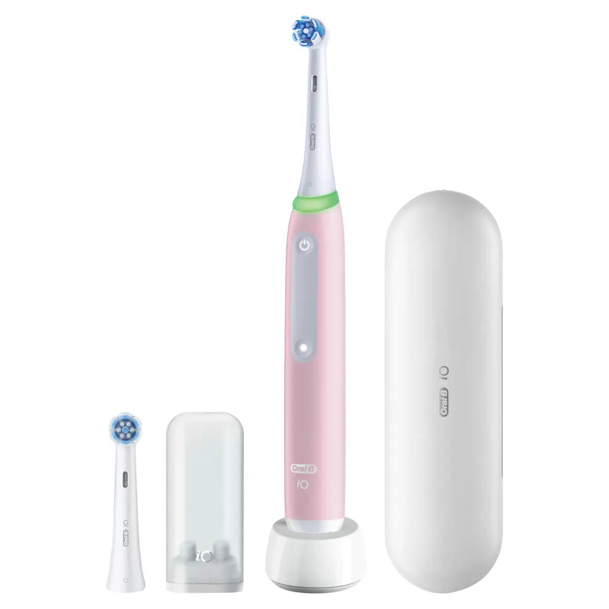 Oral-B iO3 Limited Deep Clean Electric Toothbrush Azalea Pink | 2 Brush Heads, Travel Case, Visual Pressure Sensor - view 8