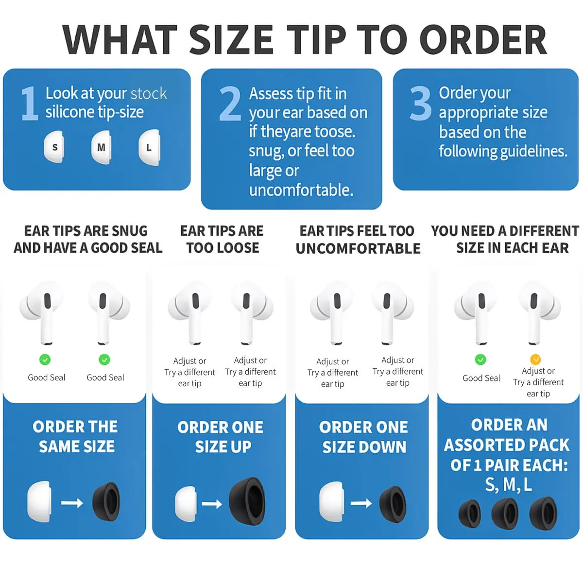 COMPLY TrueGrip MAX Premium Memory Foam Ear Tips for AirPods Pro 3 | Superior Fit & Noise Isolation - view 7