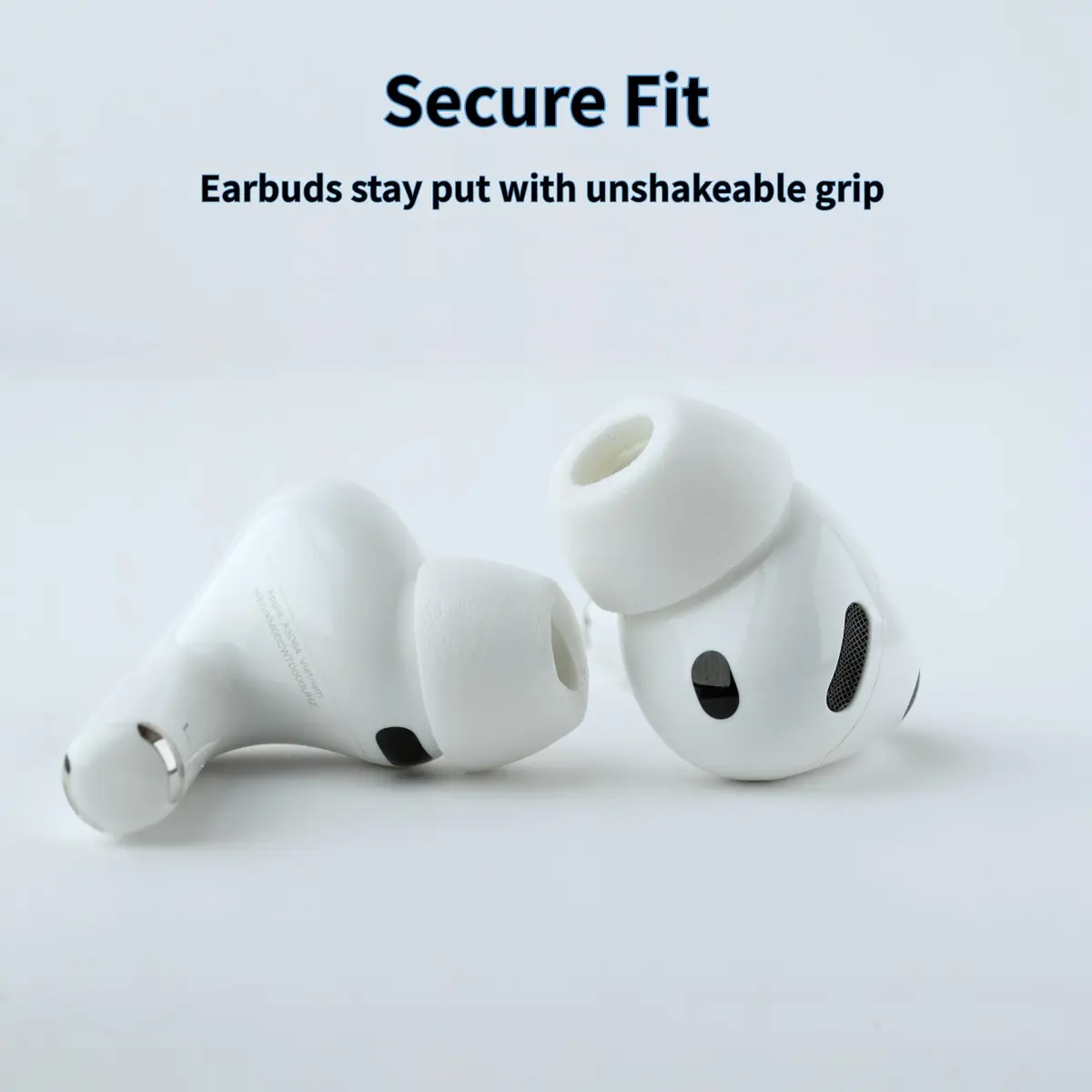 Comply TrueGrip MAX Memory Foam Ear Tips for AirPods Pro Gen 3 | 6 Pairs, White Medium - view 4