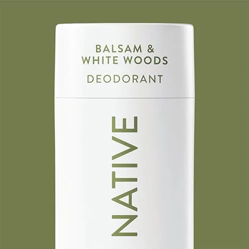 Native Balsam & White Woods Deodorant Stick 2.65oz | 72-Hour Odor Control for Men & Women - main product image