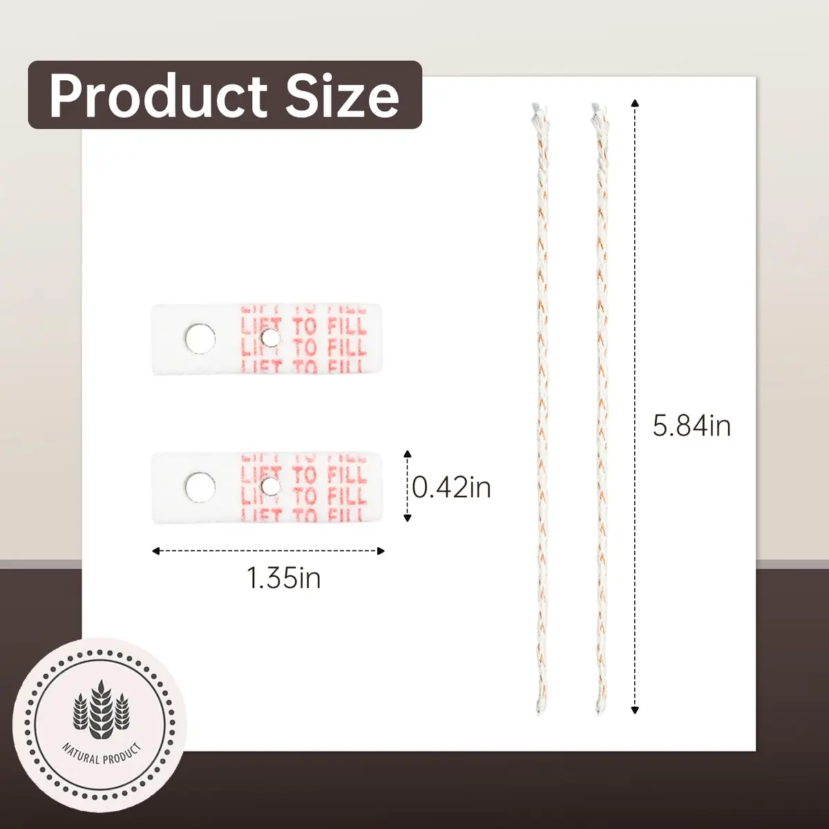 MEIJIAYOU Mechanical Lighter Replacement Kit | Compatible with Zippo, Cotton & Wick, 2 Pack - view 3
