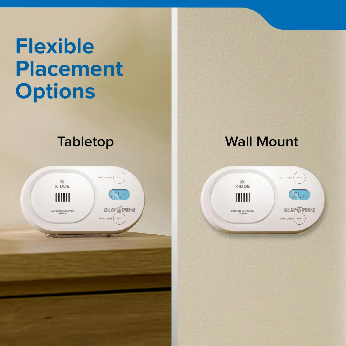Kidde COBD Carbon Monoxide Detector | Battery-Powered, Digital Display, 85 dB Alarm - view 6
