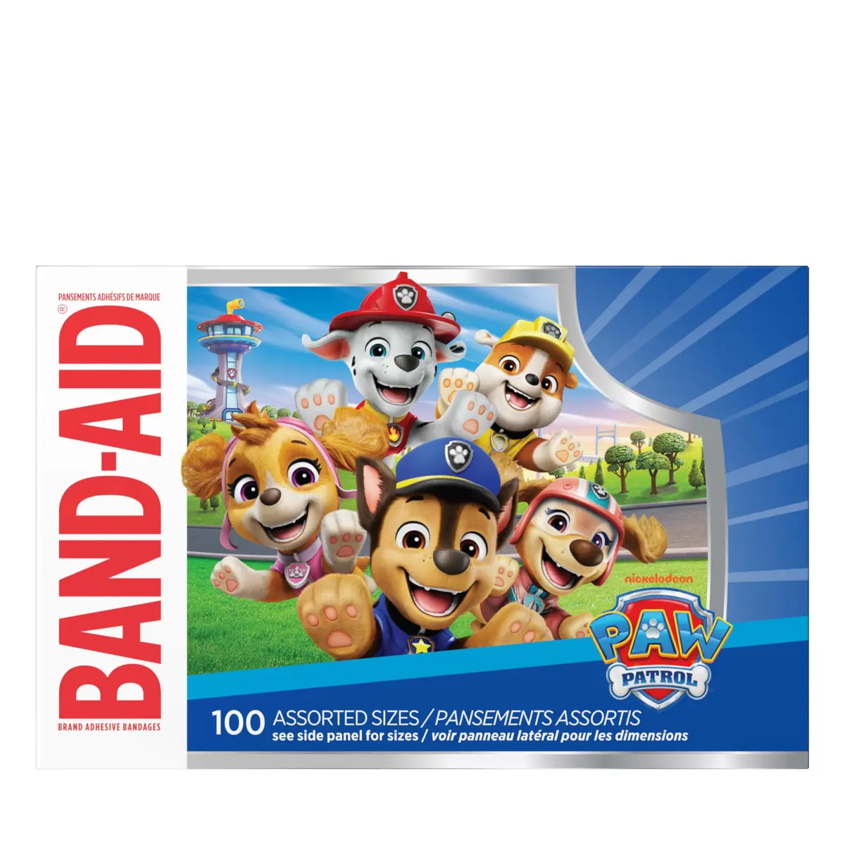 Band-Aid Adhesive Bandages Paw Patrol 100 Ct | Kids' Fun Wound Care - main product image