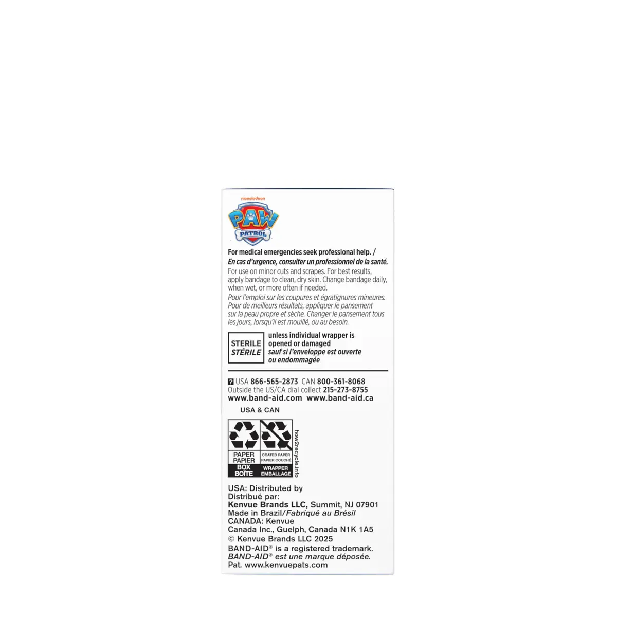 Band-Aid Adhesive Bandages Paw Patrol 100 Ct | Kids' Fun Wound Care - view 4