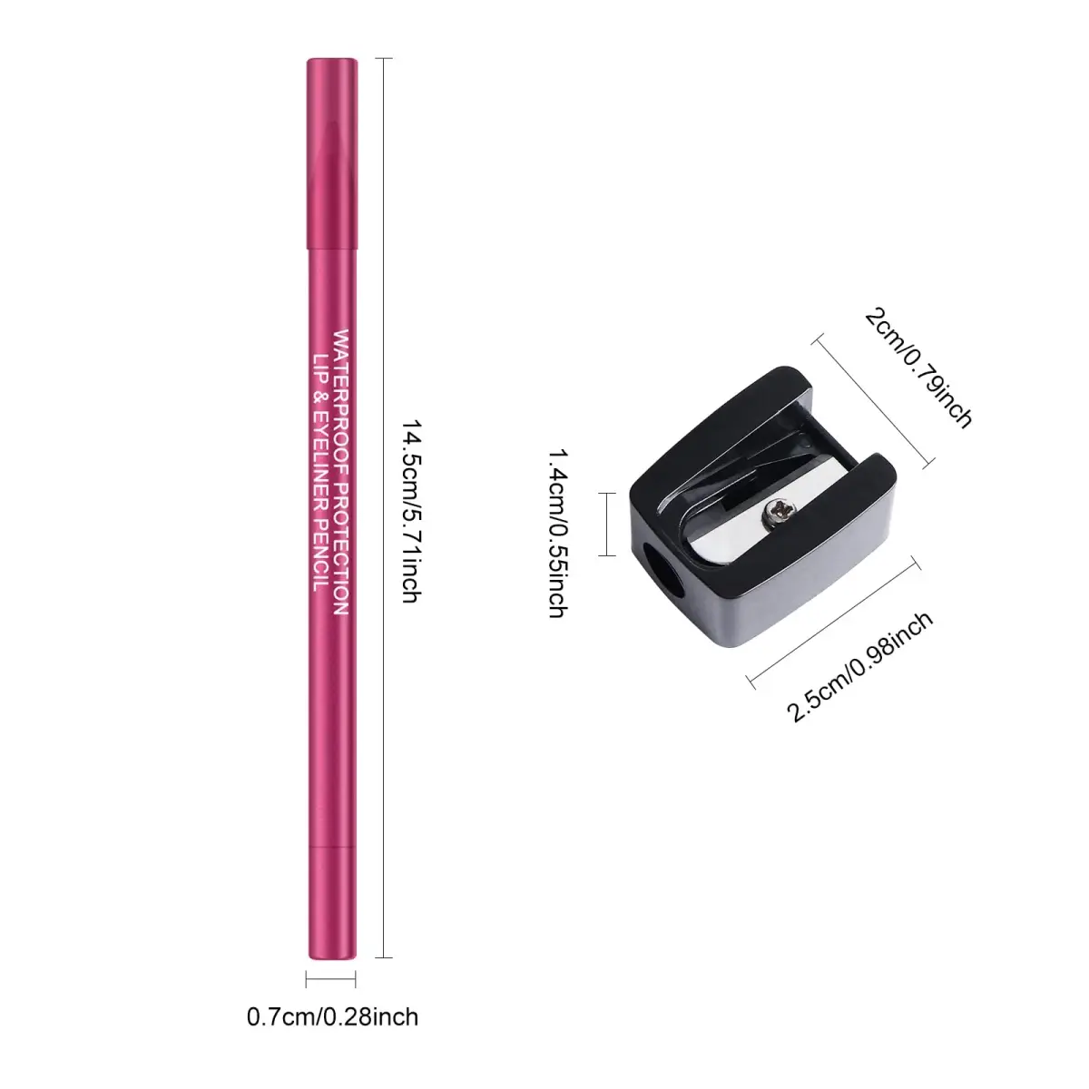 Ownest 3 Colors Gel Eyeliner Pencil Kit | Matte & Shimmer Pink Eyeliner for Women - view 6