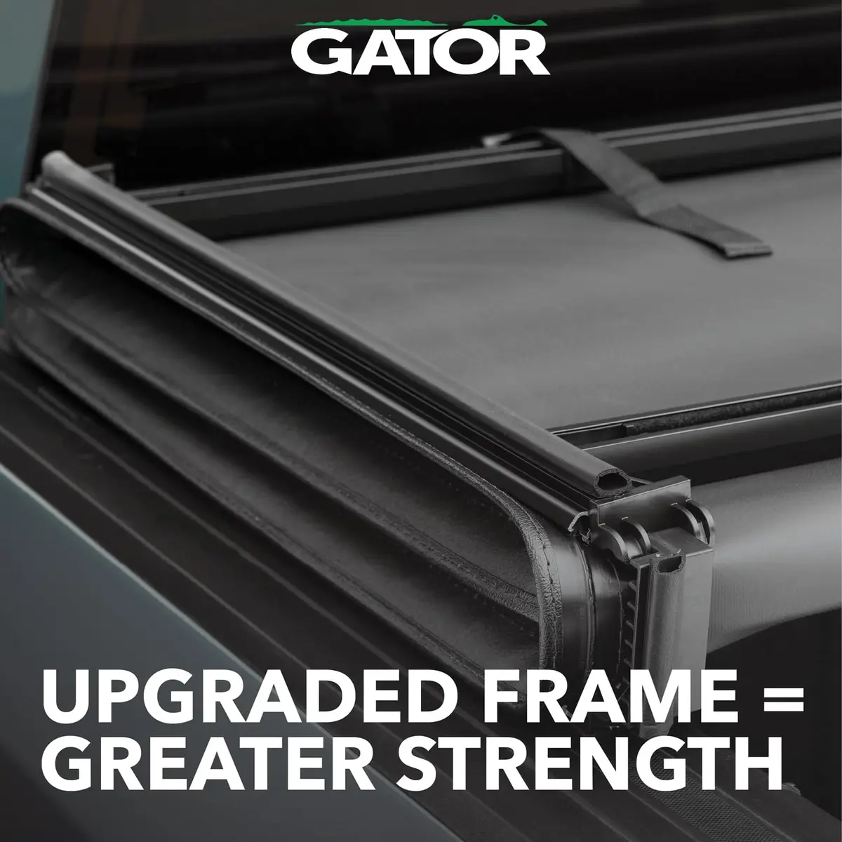 Gator Soft Tri-Fold Truck Bed Tonneau Cover 4'6" Bed | Weather-Sealed, No-Drill, Cargo Keepers Included - view 2
