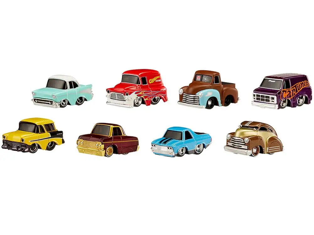 CARTUNED Diecast Model Cars Set of 8 | Mainline 2025 Series 4, 2.5 inch detailed collectible vehicles - main product image