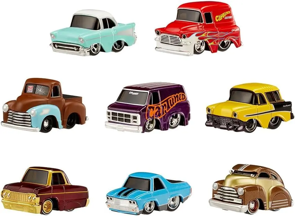 CARTUNED Diecast Model Cars Set of 8 | Mainline 2025 Series 4, 2.5 inch detailed collectible vehicles - view 2
