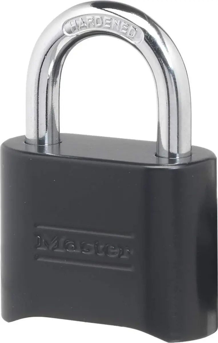 Master Lock Black Combination Padlock 2 Count (Pack of 10) | Set Your Own Combo Lock for Gym Locker, Gate, Shed - main product image