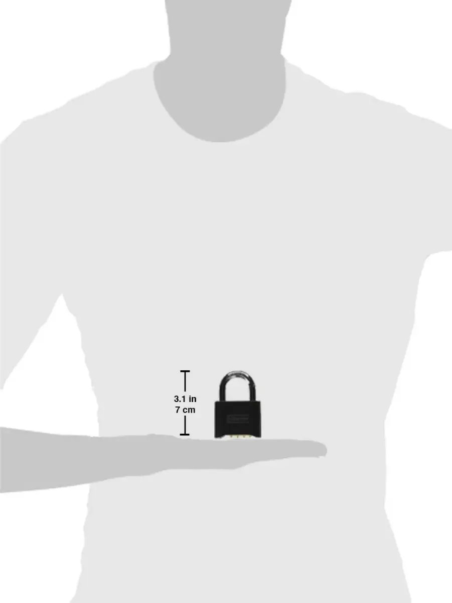 Master Lock Black Combination Padlock 2 Count (Pack of 10) | Set Your Own Combo Lock for Gym Locker, Gate, Shed - view 7