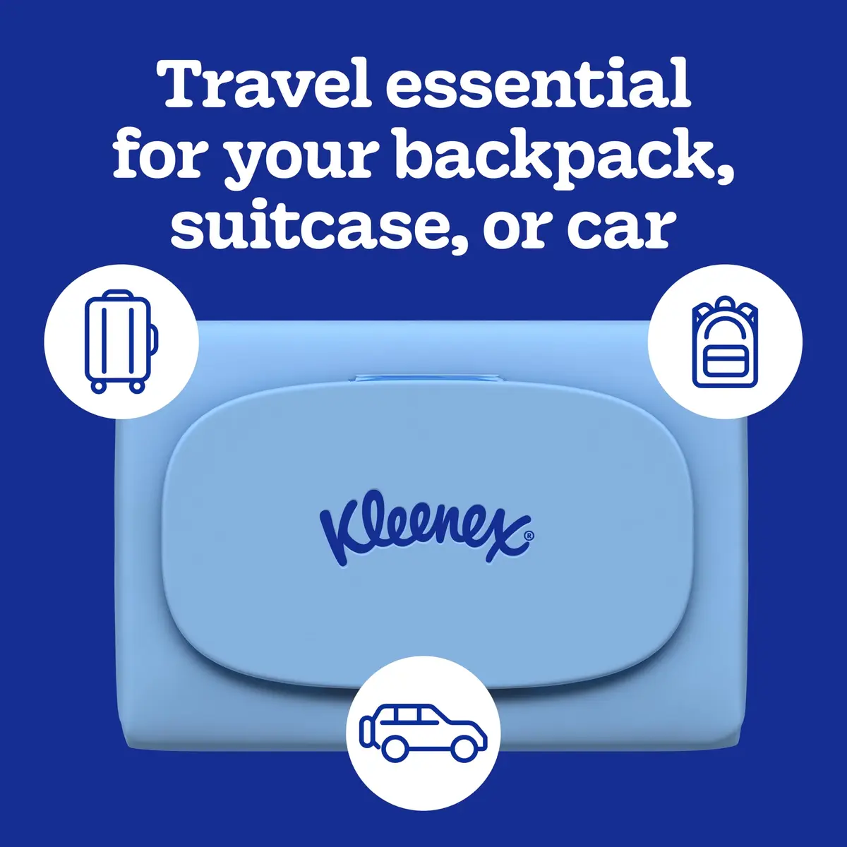 Kleenex Snap & Go Ultra Soft Facial Tissues 25 Tissues per Pack (4-Pack, 100 Tissues Total) | Hypoallergenic & Irritation-Free - view 4