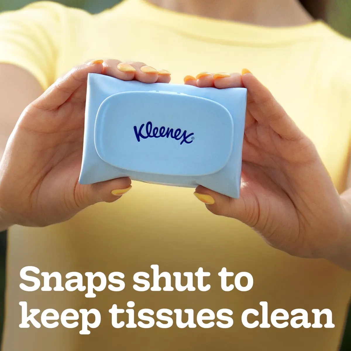 Kleenex Snap & Go Ultra Soft Facial Tissues 25 Tissues per Pack (4-Pack, 100 Tissues Total) | Hypoallergenic & Irritation-Free - view 2
