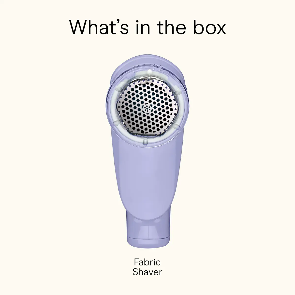 Conair Fabric Shaver and Lint Remover 2" Head | Portable Battery-Operated Lavender - view 6