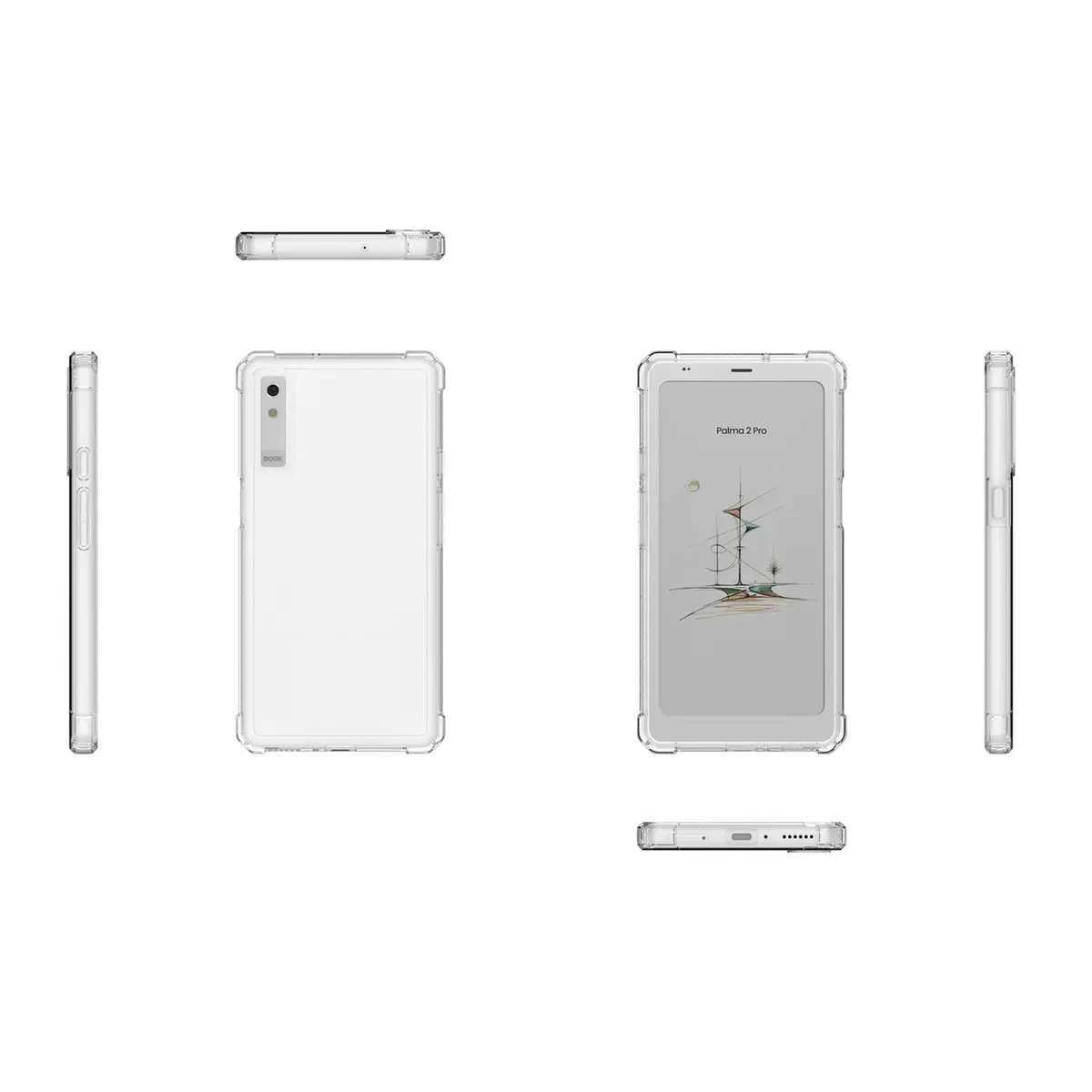 BOZHUORUI Clear Case for Boox Palma 2 Pro 6.13" | Impact-Resistant Transparent TPU Cover - view 5