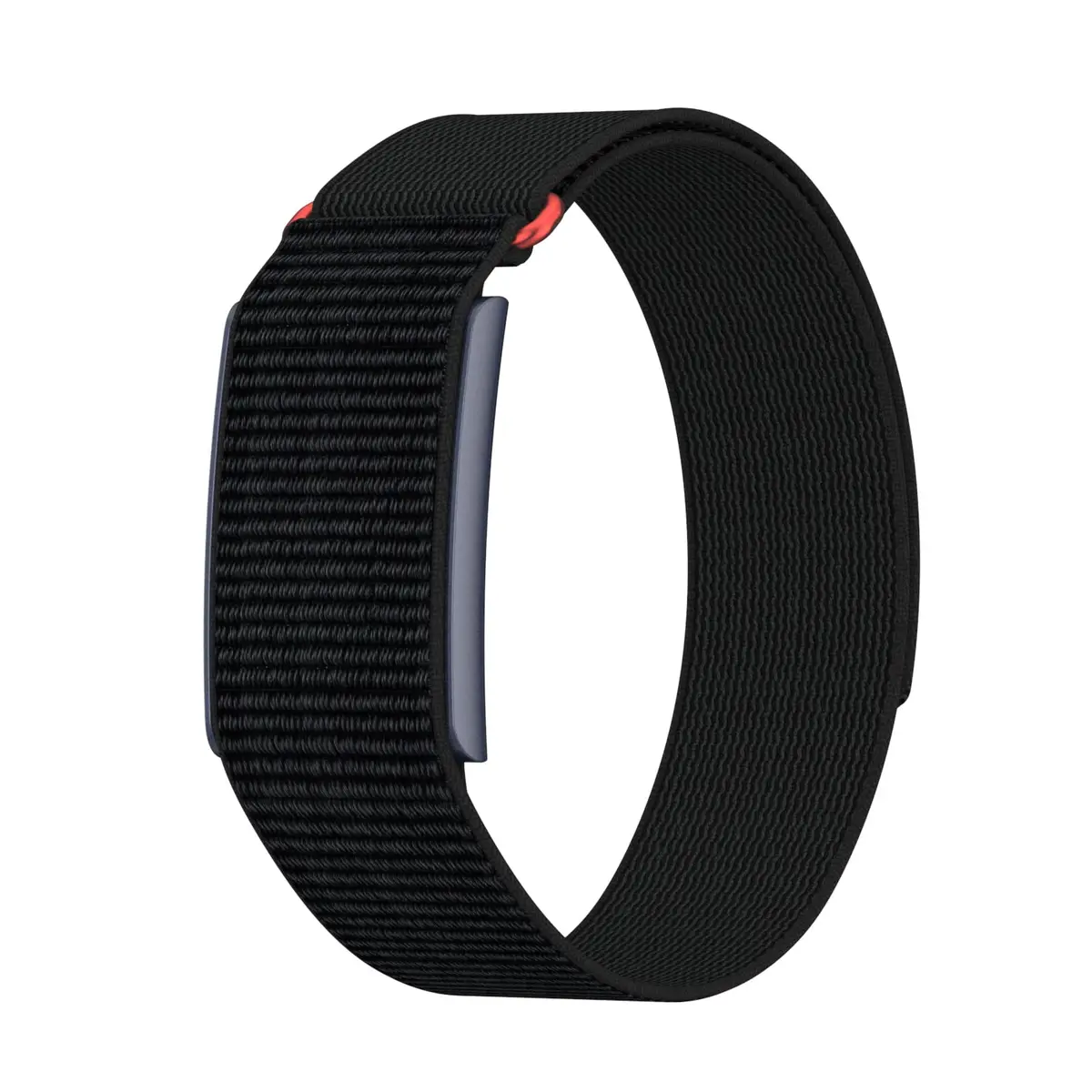 BlikWyt Nylon Loop Watch Band Compatible with Amazfit Helio Strap, 22mm Black | Breathable Sport Hook & Loop Wristband - main product image