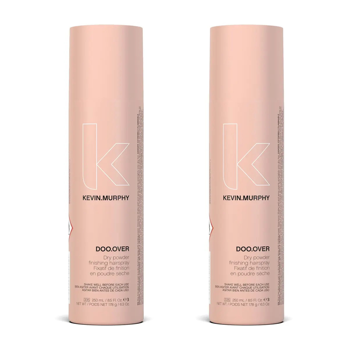 KEVIN.MURPHY DOO.OVER Dry Powder Finishing Hair Spray, 8.5 fl oz, 2-Pack | Natural Movement & Hold for All Hair Types - main product image