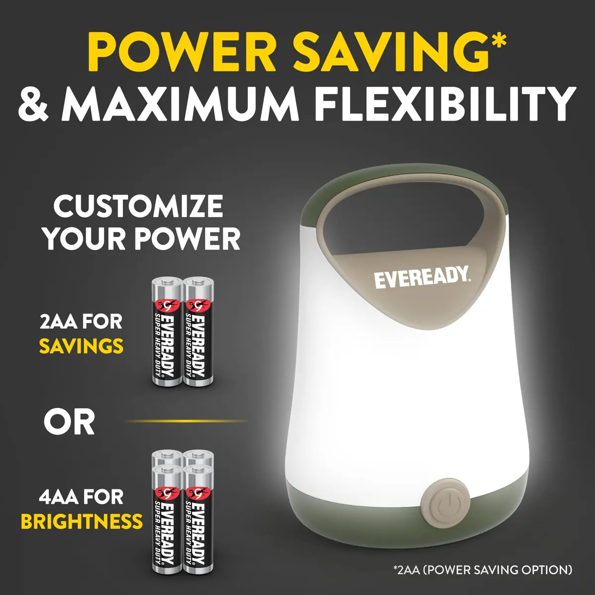 Eveready LED Camping Lantern X-250 (2-Pack) | 250 Lumens, 100-Hour Runtime, Water-Resistant - view 4