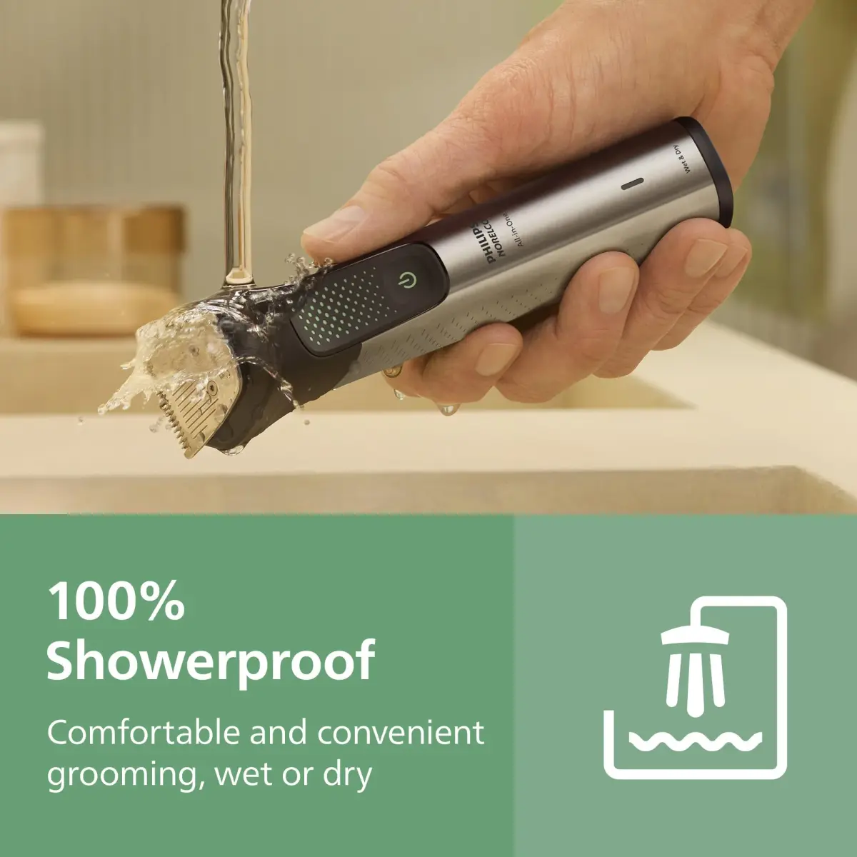 Philips Norelco All-in-One 9000 Trimmer MG9580/40 | 25 Attachments, 6-Hour Runtime, Showerproof - view 8