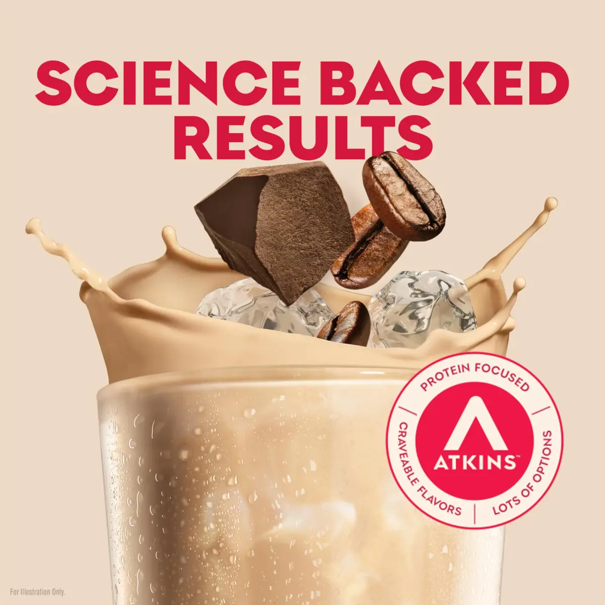 Atkins Coffee Lovers High Protein Shake Variety Pack 11 fl oz (325 mL) | 15g Protein, Low Sugar, Gluten-Free - view 3