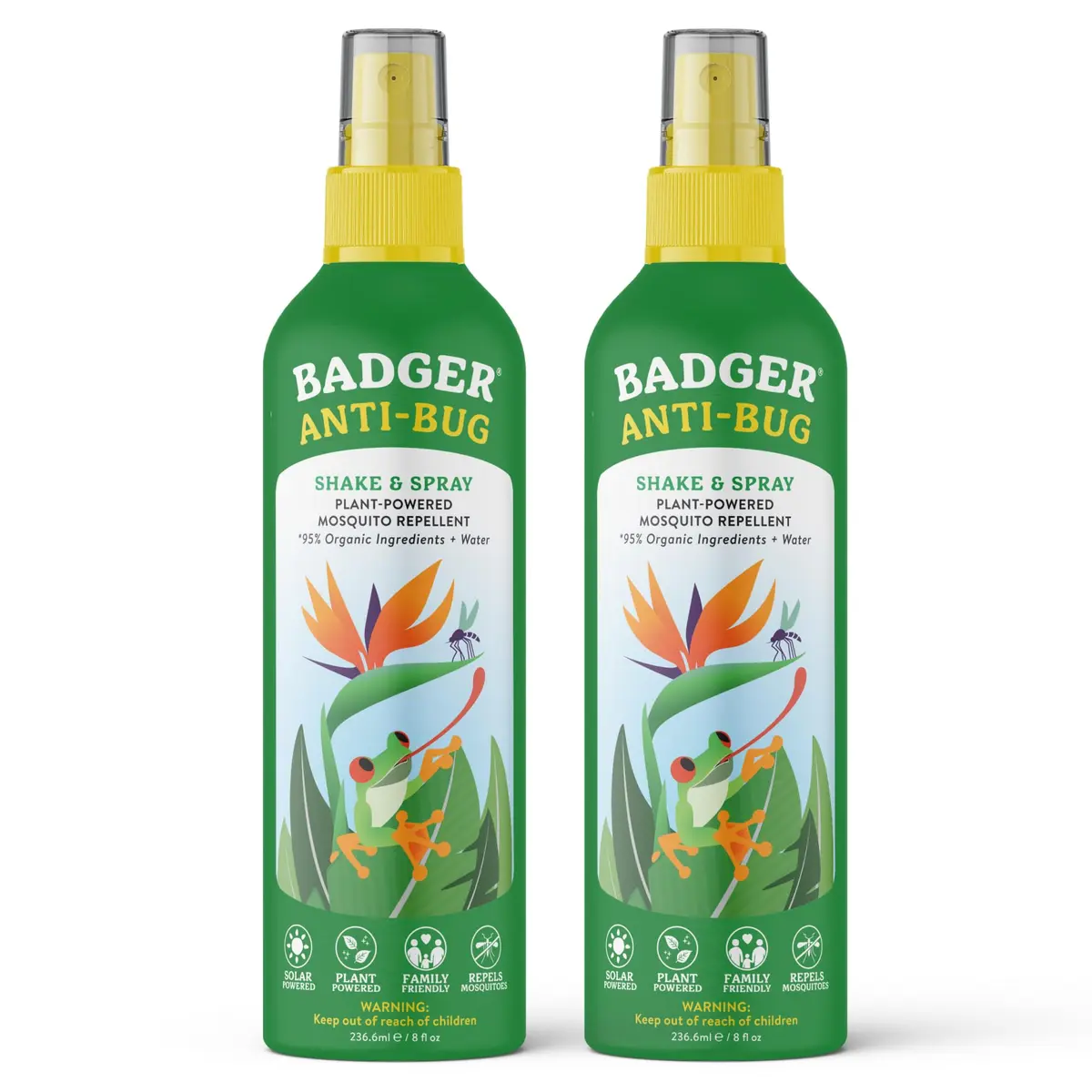 Badger Natural Bug Spray 473ml (16 fl oz) | DEET-Free Mosquito Repellent for Families - main product image