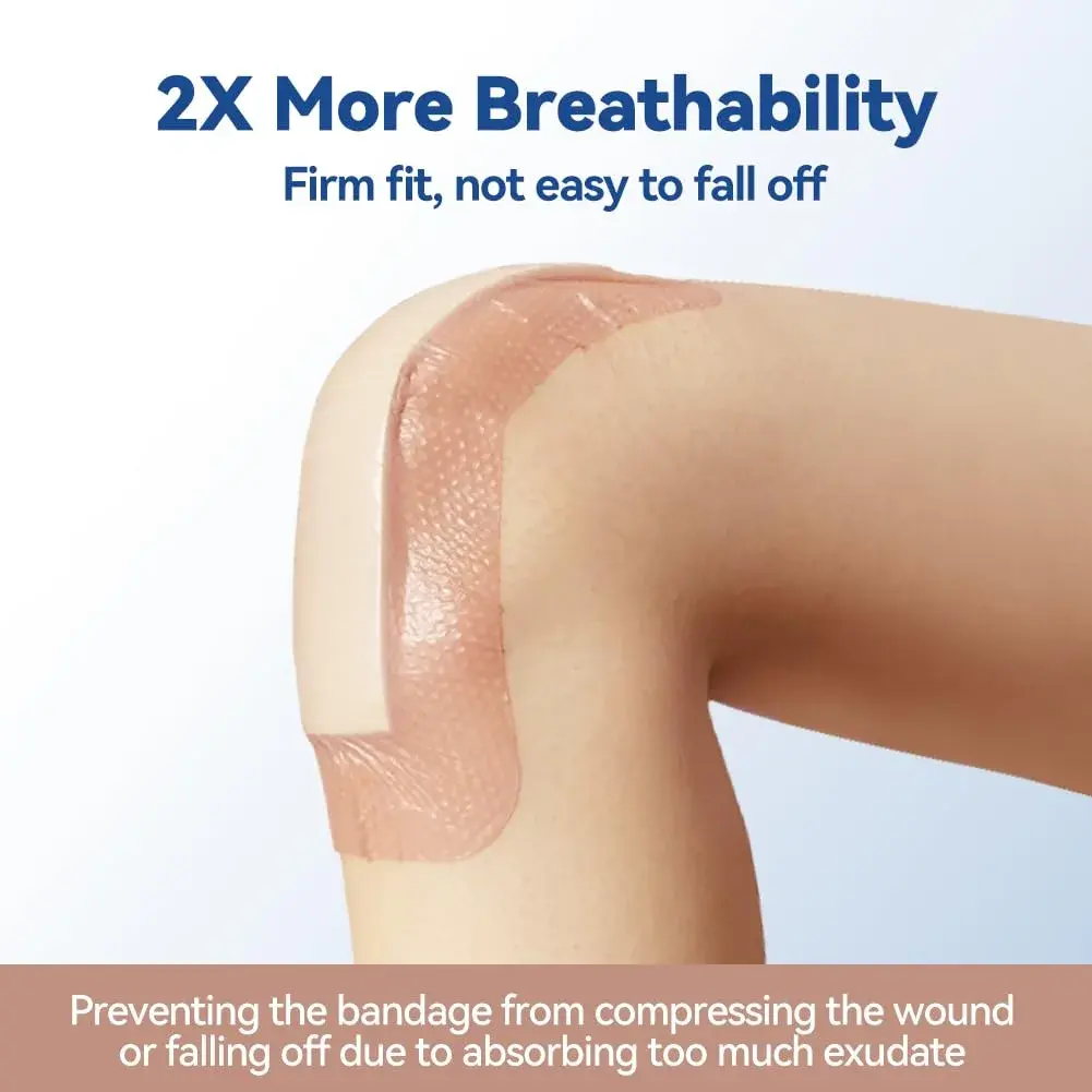 Dimora Silicone Super Absorbent Wound Dressing 4" x 8" (10cm x 20cm) | FDA Approved Medical Grade - view 8