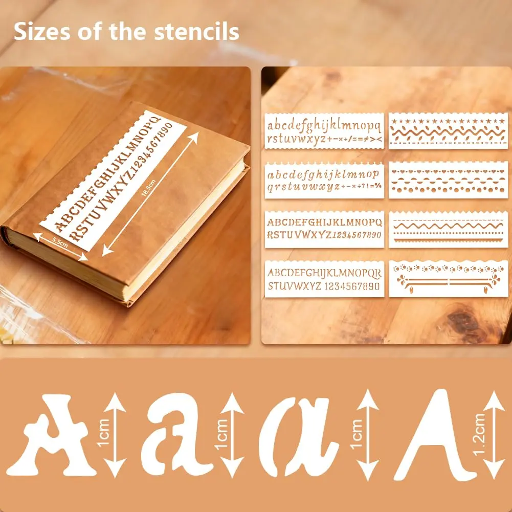 Afantti Wood Burning Pen Kit Leather Burner Tool | 26 Letter | 8 Stencil | Adjustable Temp - view 7