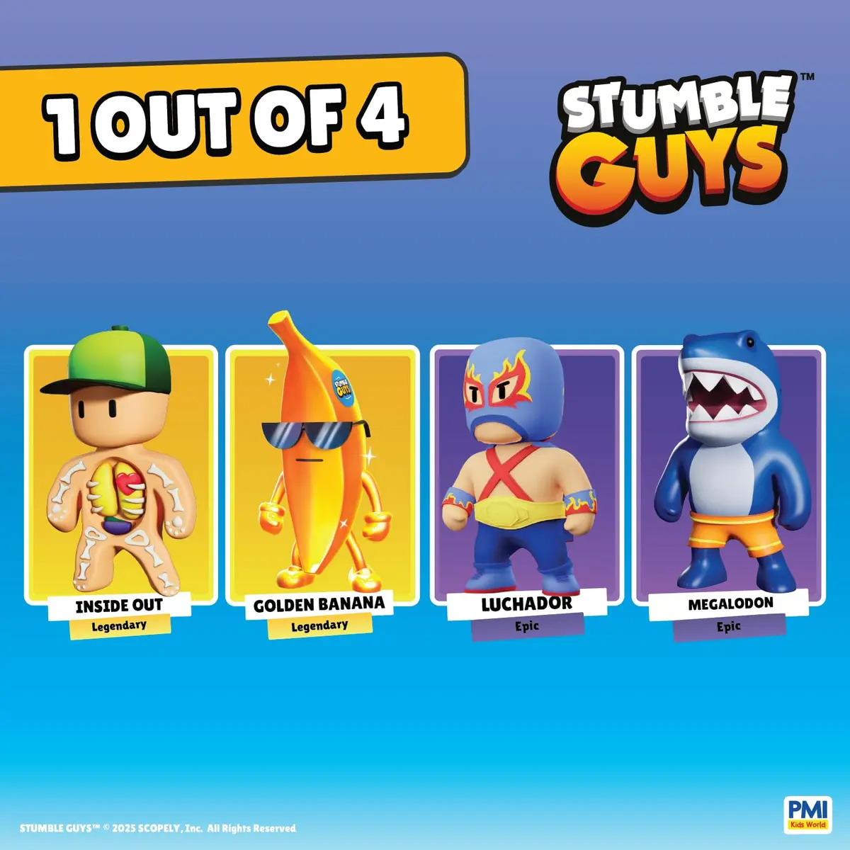P.M.I. Stumble Guys Series 3-12” Huggable Plush Golden Banana | Official Toy for Kids & Collectors - view 6