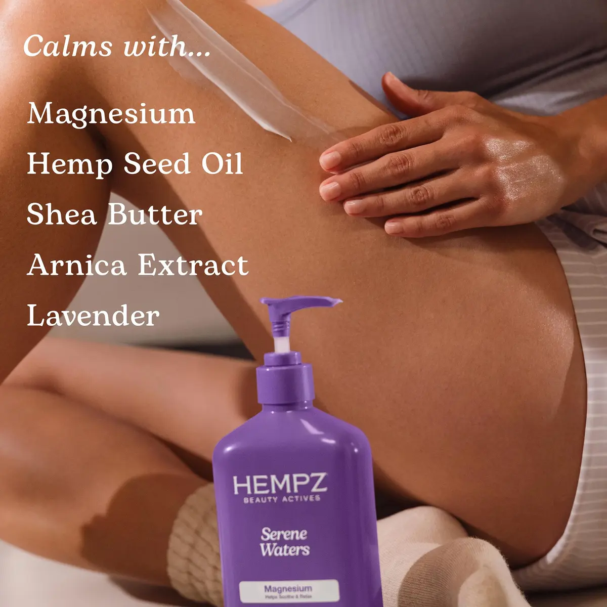 Hempz Magnesium Moisturizing Body Lotion - 17 Fl Oz | Supports Relaxation & Deep Hydration - view 5