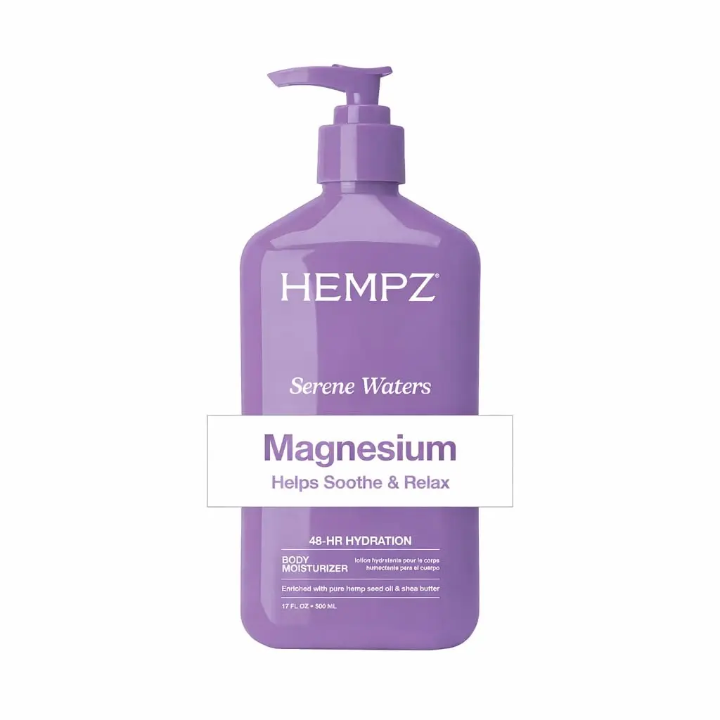 Hempz Magnesium Moisturizing Body Lotion - 17 Fl Oz | Supports Relaxation & Deep Hydration - main product image