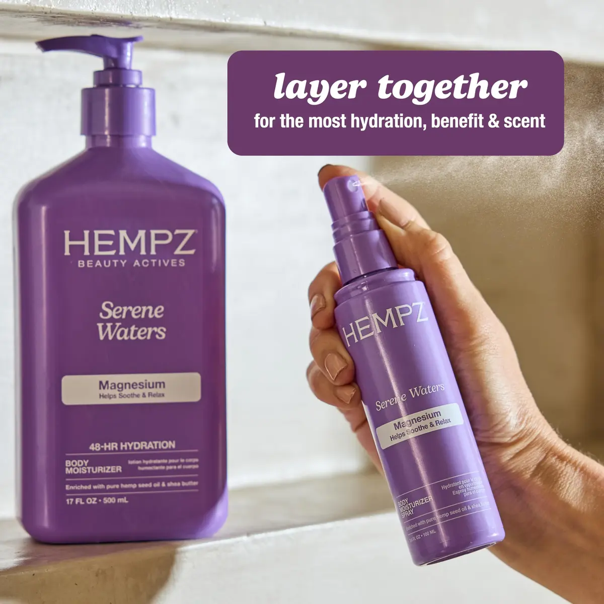 Hempz Magnesium Moisturizing Body Lotion - 17 Fl Oz | Supports Relaxation & Deep Hydration - view 7